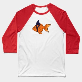 Goldfish Shark Funny Motivational Baseball T-Shirt